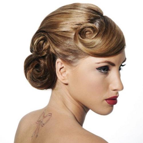 Технология выполнения прически ракушка