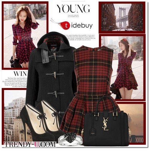 Платье марсала и украшение под него. Платье цвета марсала: с чем носить?