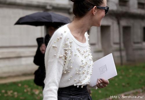 Как украсить платье жемчугом. Нарядная одежда, вышитая жемчугом в закладки 27