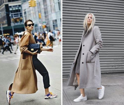 Какие головные уборы носить с пальто оверсайз женщине. Подходящая парочка для ножек