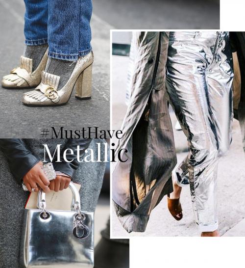 Сумка цвета металлик с чем носить. 10 способов носить металлик / 10 Ways to wear metallic color