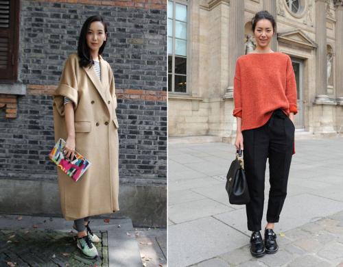 С чем носить куртку оверсайз с широкими рукавами. Стиль oversize: как носить объёмные вещи и выглядеть стройной