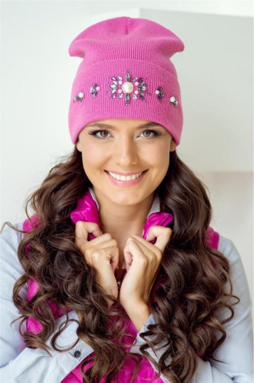 Шапка для круглого лица 2019. Вязаные шапки осень-зима 2019 2020