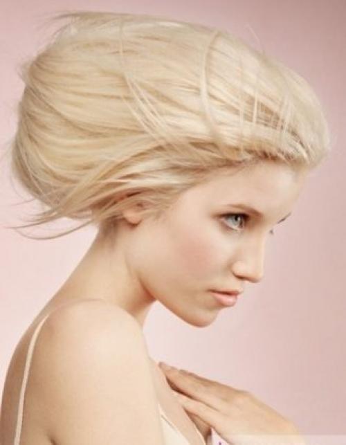 Прическа ракушка с прядями. Ракушка – изящная простота