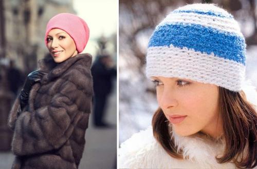 Стильные шапки для женщин в возрасте 45 лет. Как подобрать шапку под тип внешности