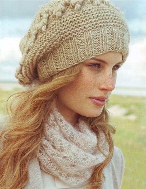 Вязаные шапки для женщин старшего возраста с описанием. Как вязать шапку для женщины за 50 лет