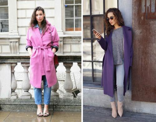 Шапка под пальто халат. Как носить пальто-халат?