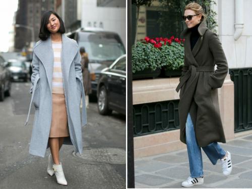 Шапка под пальто халат. Как носить пальто-халат?