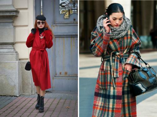 Шапка под пальто халат. Как носить пальто-халат?