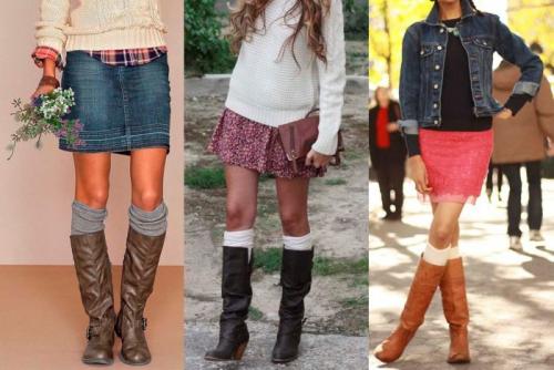 С чем носить гетры зимой 2019. С чем носить гетры