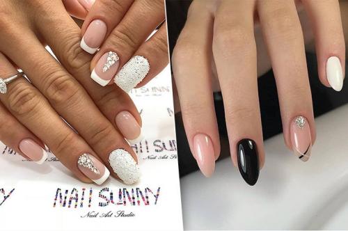 Бордовый маникюр со стразами. Модный маникюр со стразами: 30 непошлых идей, которые стоит повторить