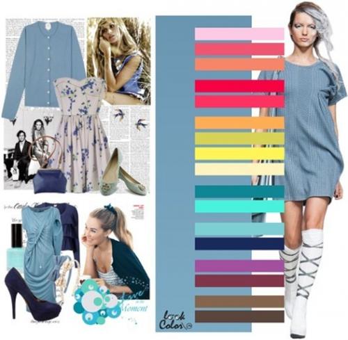 Цвет фиалка в одежде. Как правильно сочетать цвета в одежде