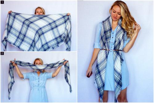 Как завязать легкий шарф хомут. 10 способов красиво и необычно завязать шарф (с пошаговыми фото)