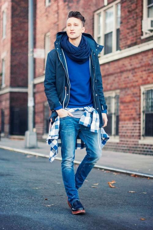 Снуд с пальто мужской. Для мужчин