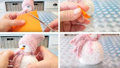 Снеговик из проволоки и гирлянды. Снеговики своими руками на новый год 2020 из подручных материалов