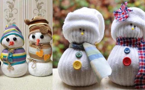 Снеговик из проволоки и гирлянды. Снеговики своими руками на новый год 2020 из подручных материалов