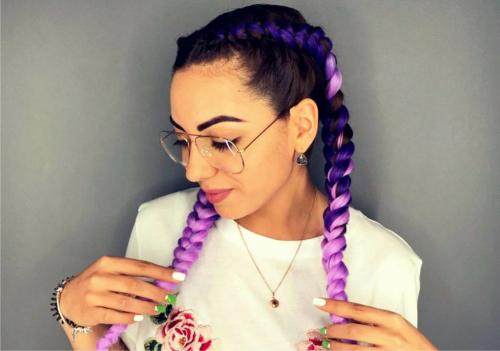 2 косы из канекалона. Косы с канекалоном –, как выбрать и ухаживать