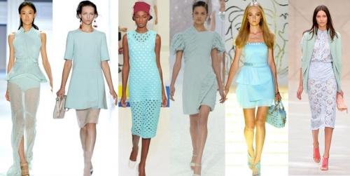 Мятный цвет 2019. Мятный цвет - тренд сезона 2019