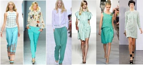 Мятный цвет 2019. Мятный цвет - тренд сезона 2019