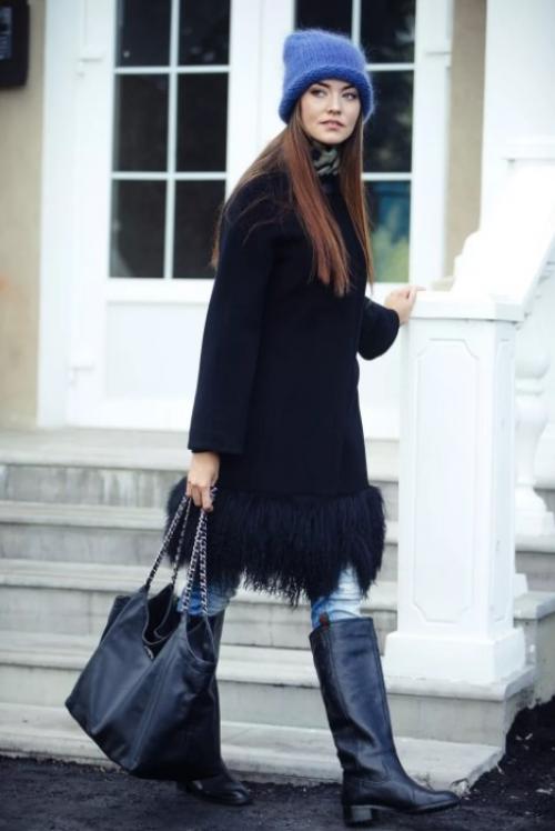 Головные уборы с пальто женское. С какой шапкой удачно сочетается пальто с мехом?