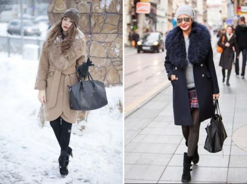 Головные уборы с пальто женское. С какой шапкой удачно сочетается пальто с мехом?