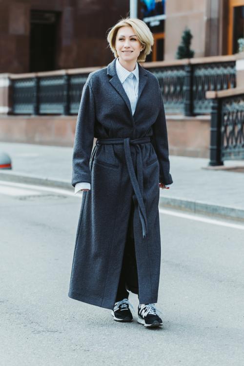 С чем носить пальто халат зимой. Вариации кроя и длины