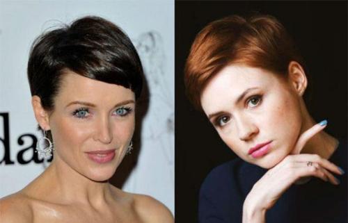 Короткие стрижки для густых волос и круглого лица. Обзор стрижек для круглолицых