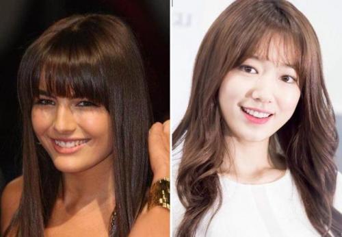 Челка арка с удлинением по бокам. Достоинства