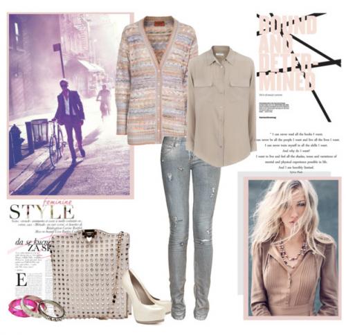 С чем носить бежевые ботинки без каблука. С чем носить бежевую обувь