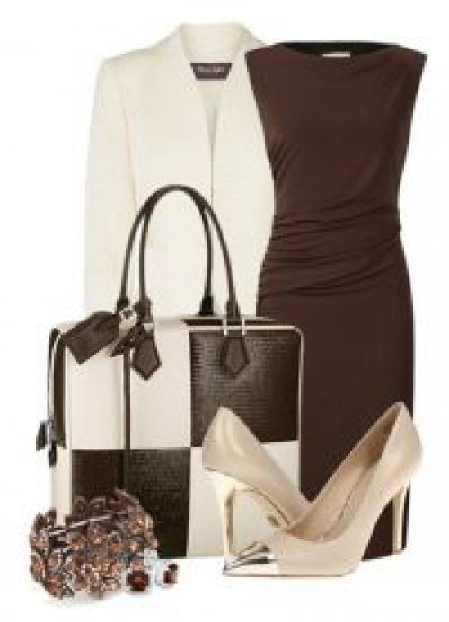 С чем сочетается цвет мокко в одежде. 