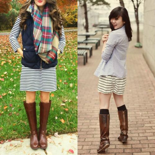 Сапоги черные без каблука с чем носить. С чем носить высокие сапоги без каблука – фото и описание стильных образов