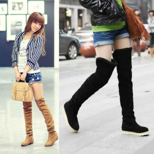 Сапоги черные без каблука с чем носить. С чем носить высокие сапоги без каблука – фото и описание стильных образов