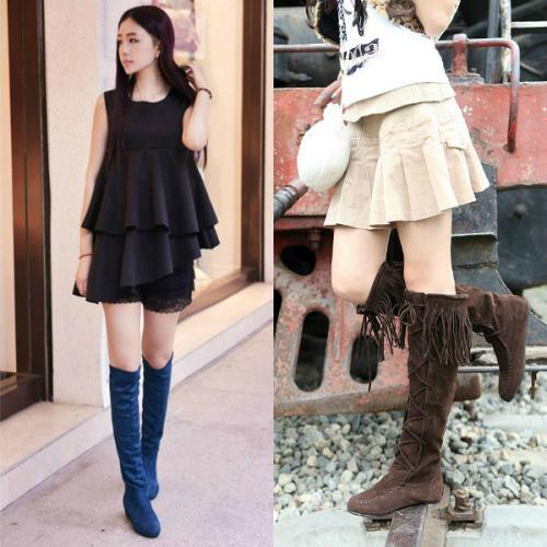 Сапоги черные без каблука с чем носить. С чем носить высокие сапоги без каблука – фото и описание стильных образов