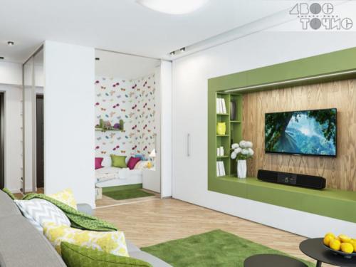 Как разделить комнату на детскую и взрослую. Зонирование без конструкций