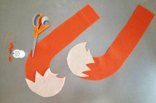 Костюм лисички своими руками. Костюм лисы своими руками 07