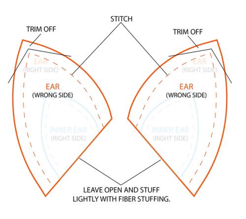 Как сделать лисий хвост своими руками. Оригинальный костюм лисички. Мастер класс + выкройки (1:1)