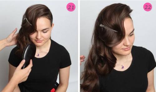 Голливудская волна мастер-класс. Голливудские локоны утюжком: пошаговый мастер-класс