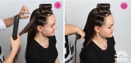 Голливудская волна мастер-класс. Голливудские локоны утюжком: пошаговый мастер-класс