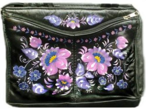 Обшить сумку тканью. Добавляем цвета