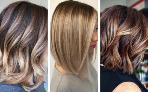 Частичное мелирование на каре. Виды мелирования на каре с удлинением