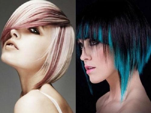 Обзор популярных техник мелирование на каре. Этап второй: выбор способа окрашивания 19 Обзор популярных техник мелирование на каре. Этап второй: выбор способа окрашивания 19