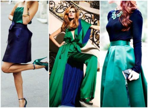 Темно-синий цвет сочетание в одежде. Правила сочетания с другими цветами