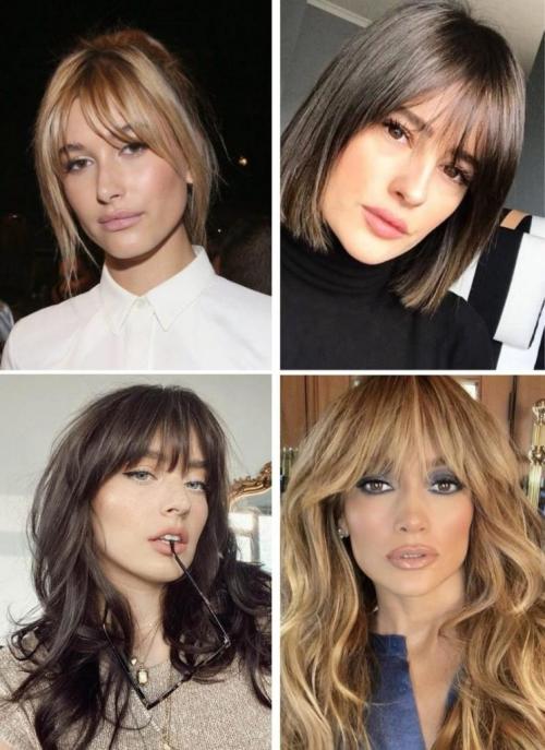 Челка шторка 2023. Необычайно модные челки на средние волосы: ТОП-5 трендовых вариантов 2022 года