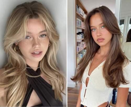 Челка шторка по бокам 2023. Челка шторка 2023 с актуальными стрижками: фото, тренды