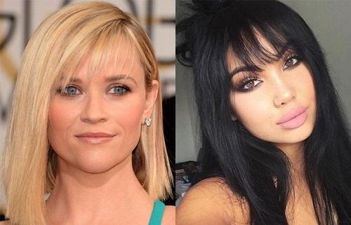 Косая челка с уголком. Типы косой челки 27