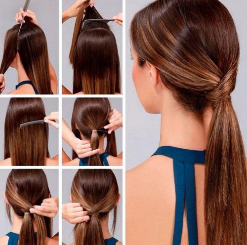 Видео Модель Валерия Серия быстрых причесок. Легкие прически самой себе за 5 минут: пошаговые фото