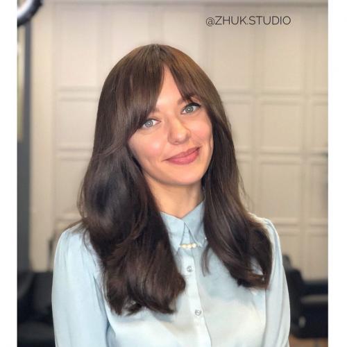 Рваная челка по бокам. Как выглядит удлиненная по бокам челка?