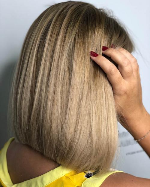 Мелирование на короткие русые волосы. Особенности 23 Мелирование на короткие русые волосы. Особенности 23