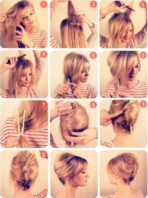 Какие инструменты нужны для стилизации ракушки на волосах средней длины. Как сделать прическу ракушку?