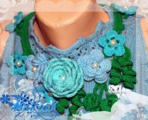 Украшения крючком для одежды. Как связать красивые и необычные украшения крючком, идеи и схемы